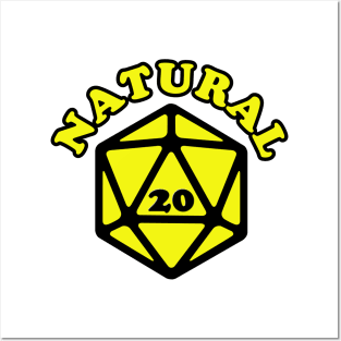 Natural 20 Posters and Art